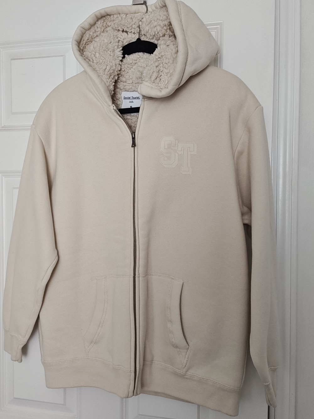 Social Tourist Sherpa Lined Full Zip Hoodie